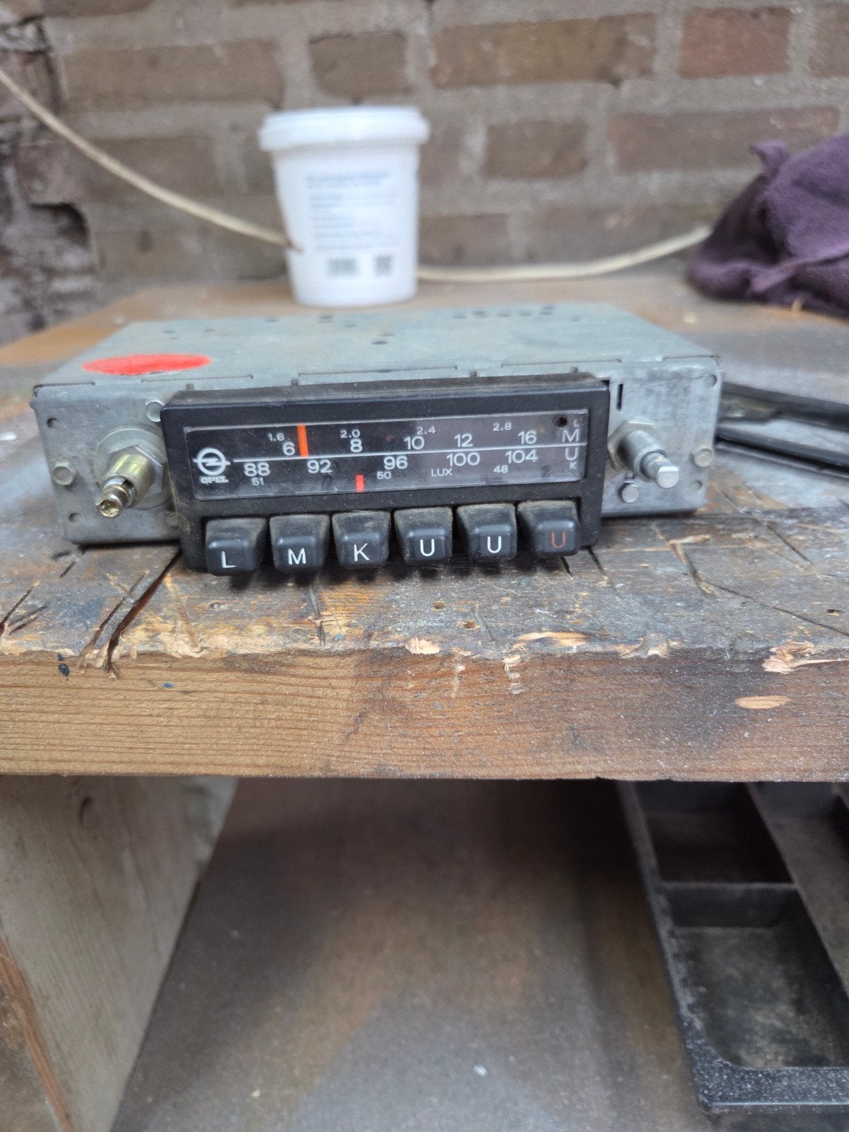 oude generatie autoradio blaupunkt, Auto diversen, Ophalen of Verzenden