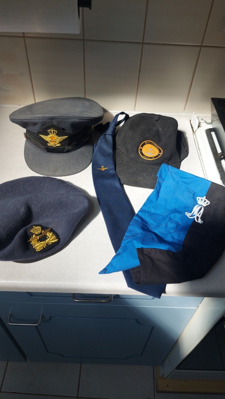 Koninklijke luchtmacht, Ophalen of Verzenden, Luchtmacht, Nederland, Helm of Baret