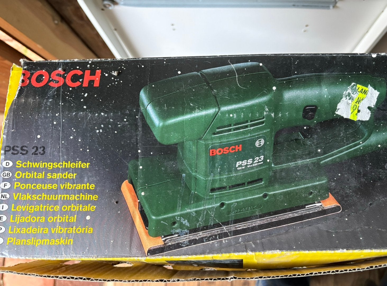 Bosch PSS 23 vlakschuurmachine 150 watt, Ophalen of Verzenden