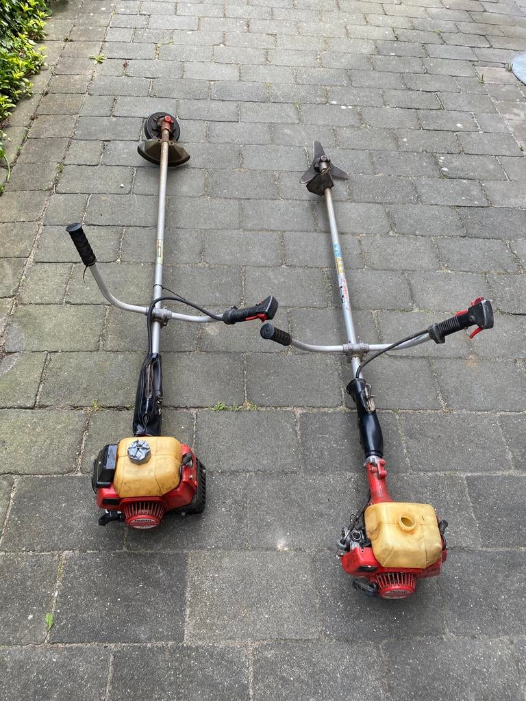 2x Robin NB411 Benzine Bosmaaiers, Tuin en Terras, Bosmaaiers, Ophalen of Verzenden, Gebruikt, 30 tot 50 cm, Benzine