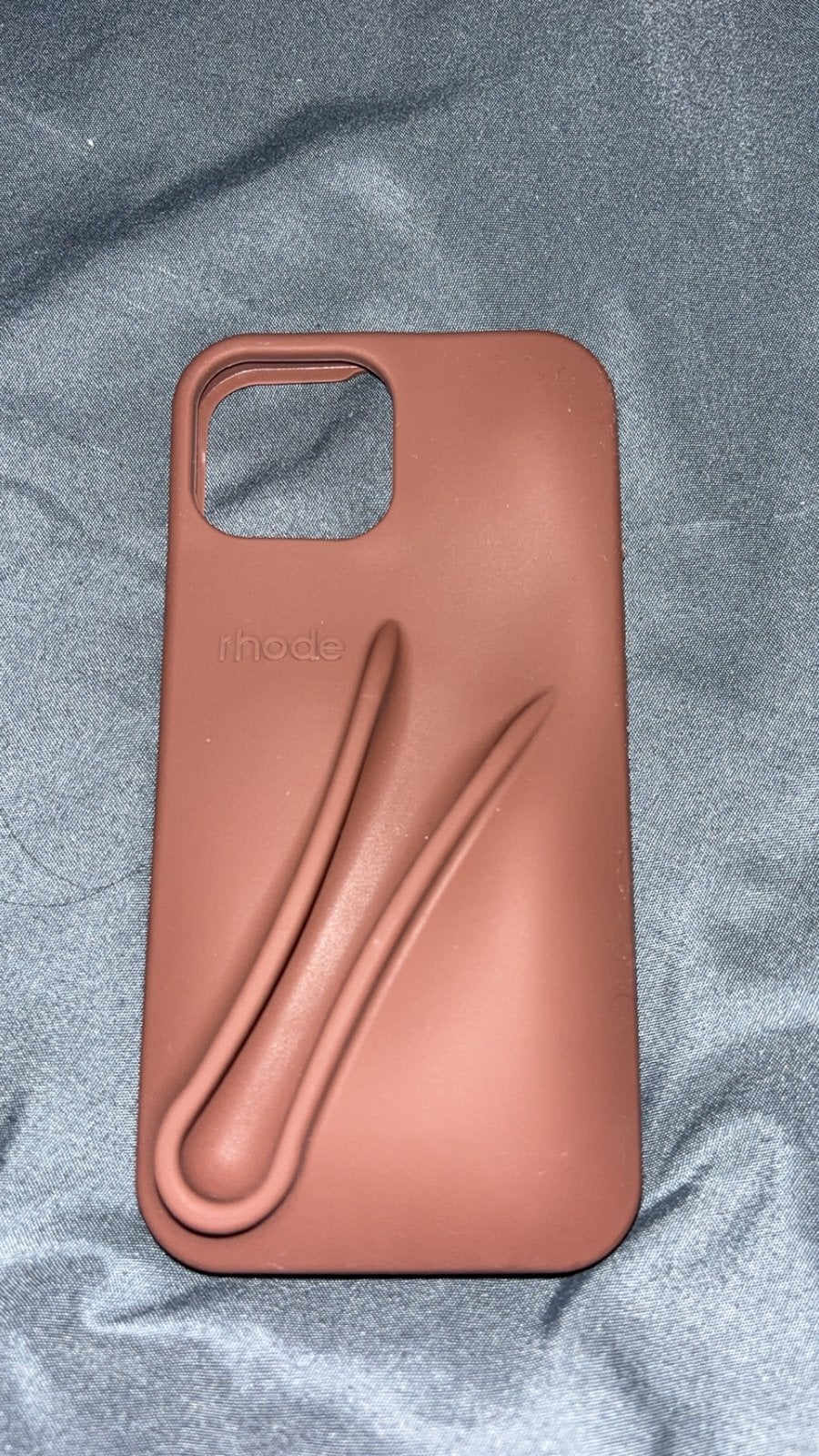 Rhode iPhone hoesje - Bruin -  nieuw, Telecommunicatie, Bruin, Hoesje of Tasje, Ophalen of Verzenden, Zo goed als nieuw