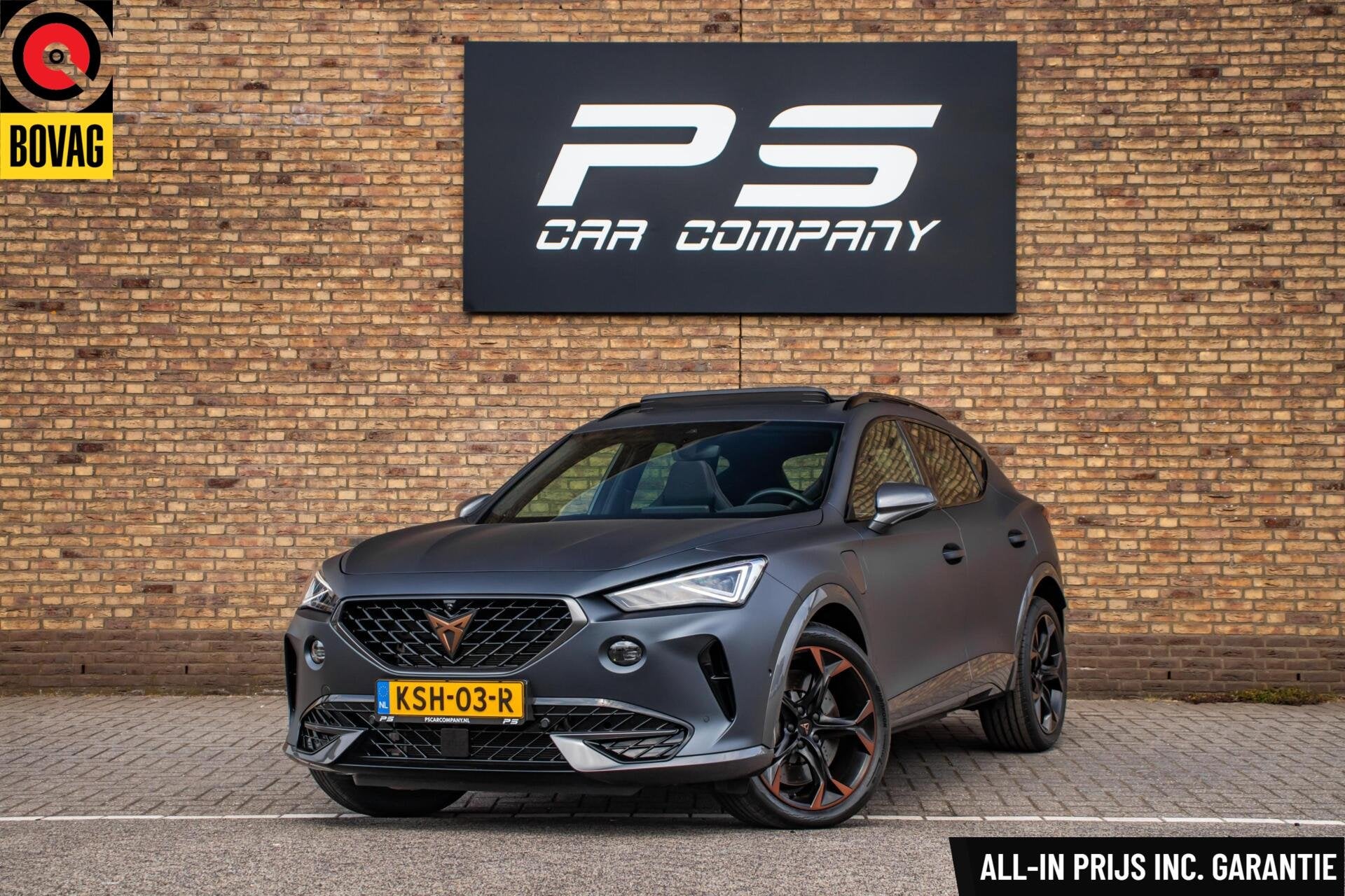 CUPRA Formentor 1.4 e-Hybrid VZ CUP Edition, BTW,Full Option, Dealer onderhouden, Gebruikt, Zwart, 4 cilinders