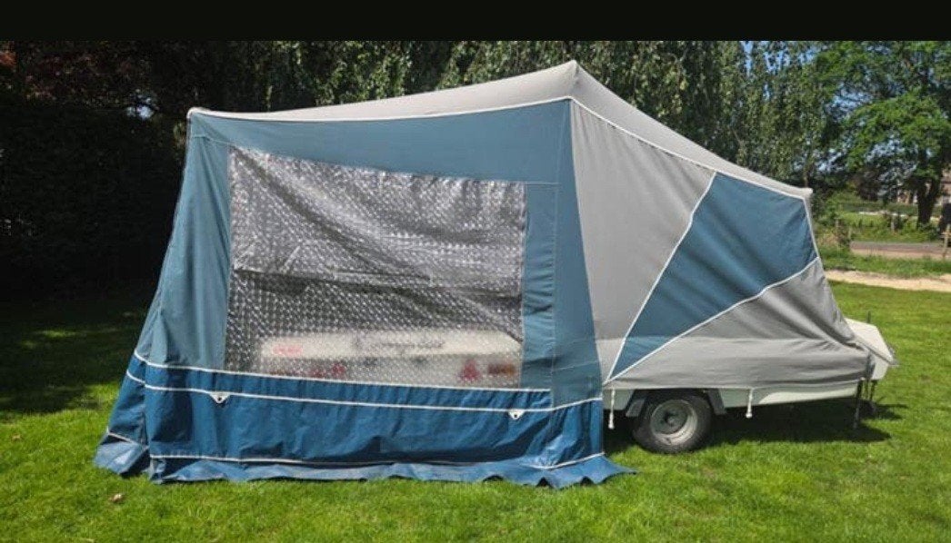 Camp-let Apollo Lux vouwwagen Ruilen of te koop, Ophalen of Verzenden