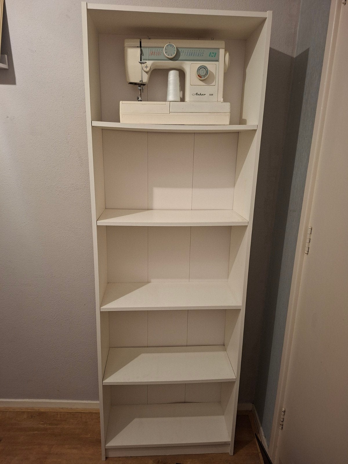 Witte Boekenkast - 185x60x25 cm - GRATIS OPHALEN, Ophalen, Met plank(en), Gebruikt, 50 tot 100 cm