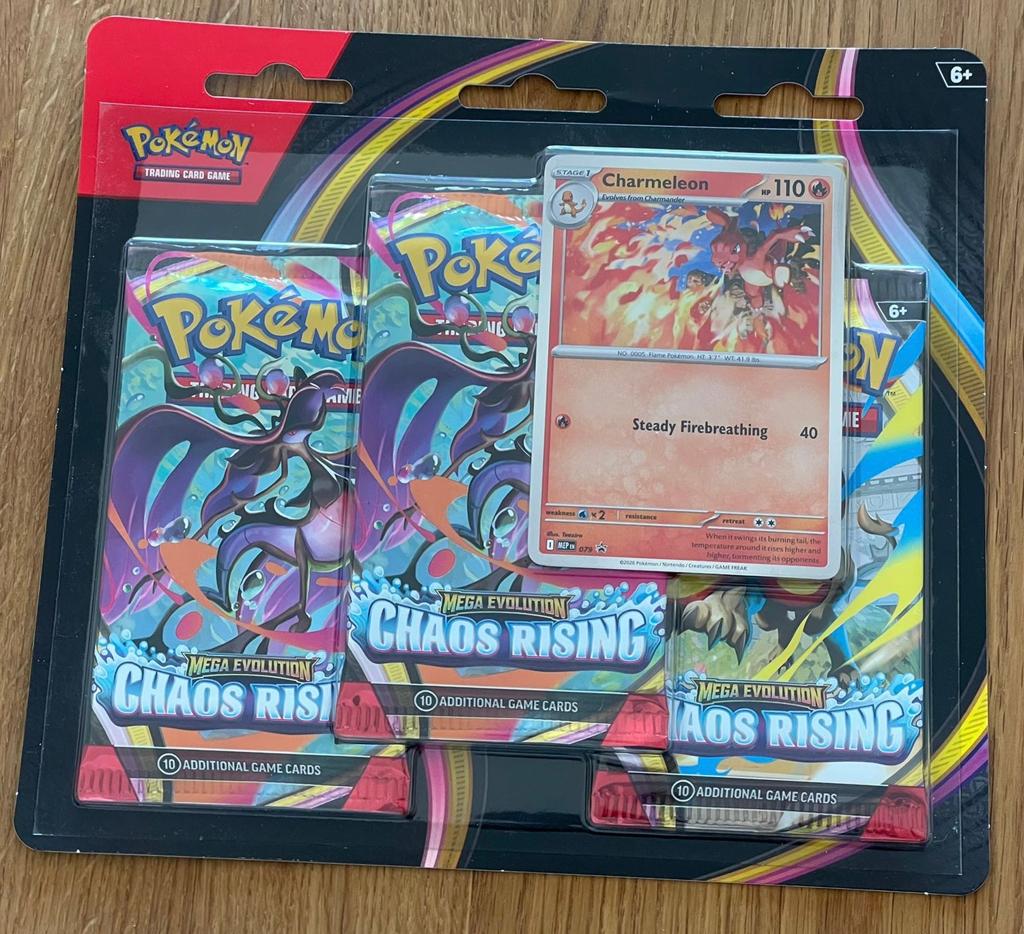 3-pack Pokemon Chaos Rising, Hobby en Vrije tijd, Verzamelkaartspellen | Pokémon, Ophalen, Nieuw