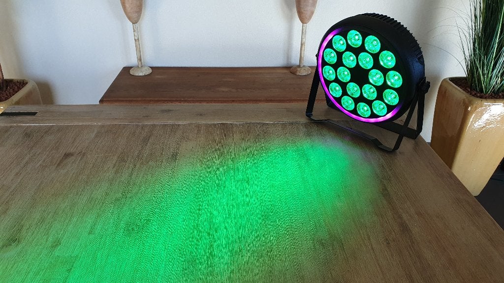 Krachtige DMX LED Flat PAR / Spot Light (18 x 4W RGBW leds), Muziek en Instrumenten, Licht en Laser, Ophalen of Verzenden, Nieuw