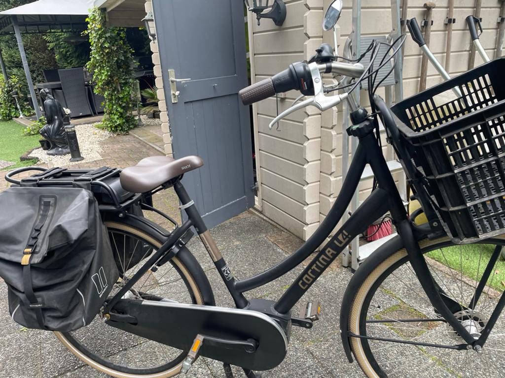 Cortina U4 Transportfiets Dames - Zo goed als nieuw, Overige merken, 53 tot 56 cm, Velgrem, Versnellingen
