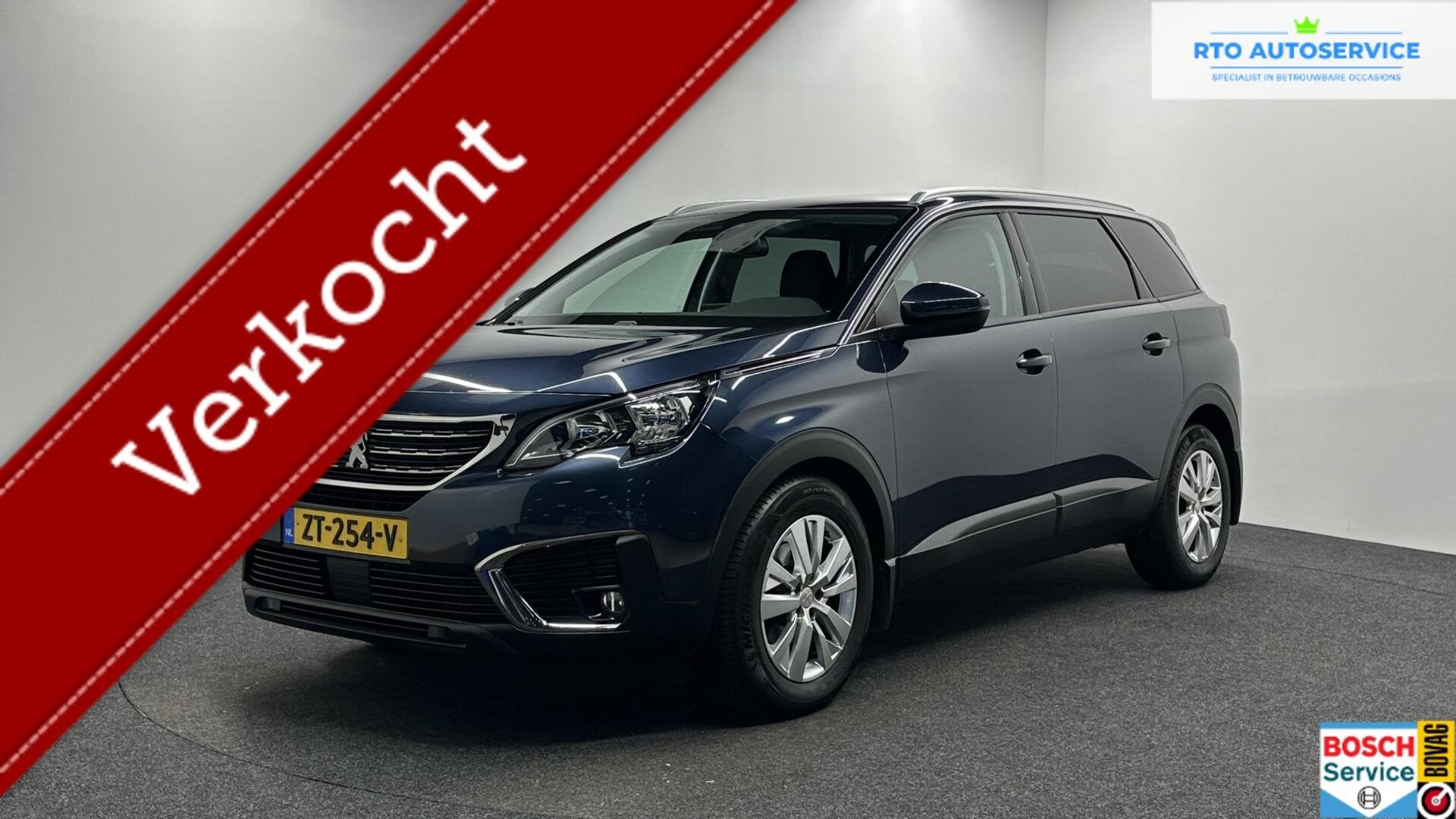 Peugeot 5008 1.2 PureTech Active Pack Business 7P LEER AUTOM, Auto's, Gebruikt, 1199 cc, Met garantie (alle), Blauw