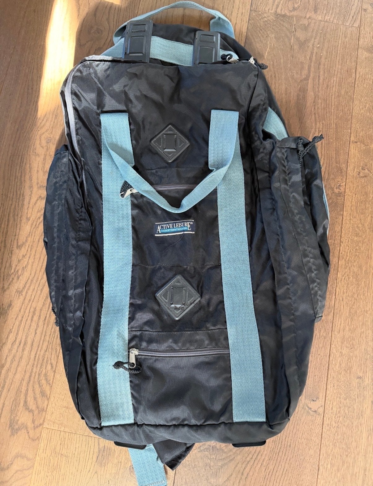 Active Leisure reistas/sporttas - Zwart/Blauw, 40 tot 60 cm, 20 tot 30 cm, Zwart, Ophalen of Verzenden
