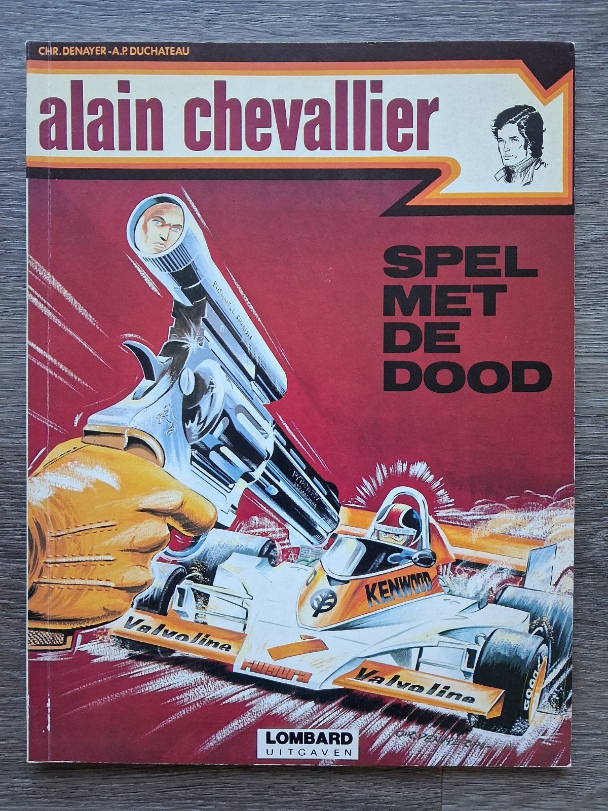 Alain Chevallier  - Spel met de Dood, Boeken, Gelezen, Eén stripboek, Ophalen of Verzenden, Chr. Denayer, A.P. Duchateau