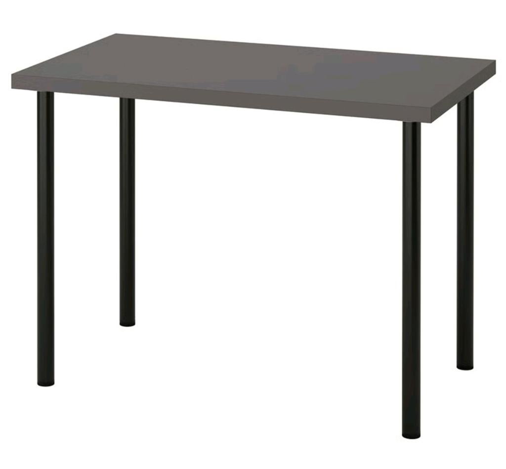 Ikea bureau Linnmon 120cm met zwarte poten, Ophalen, Gebruikt, 100 tot 150 cm, 50 tot 100 cm
