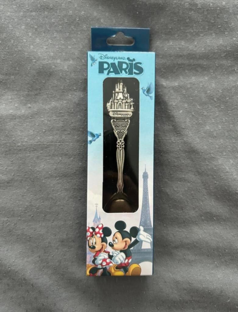 Souvenir lepel Disneyland Parijs met kasteel (nieuw), Verzamelen, Disney, Ophalen of Verzenden, Nieuw, Servies