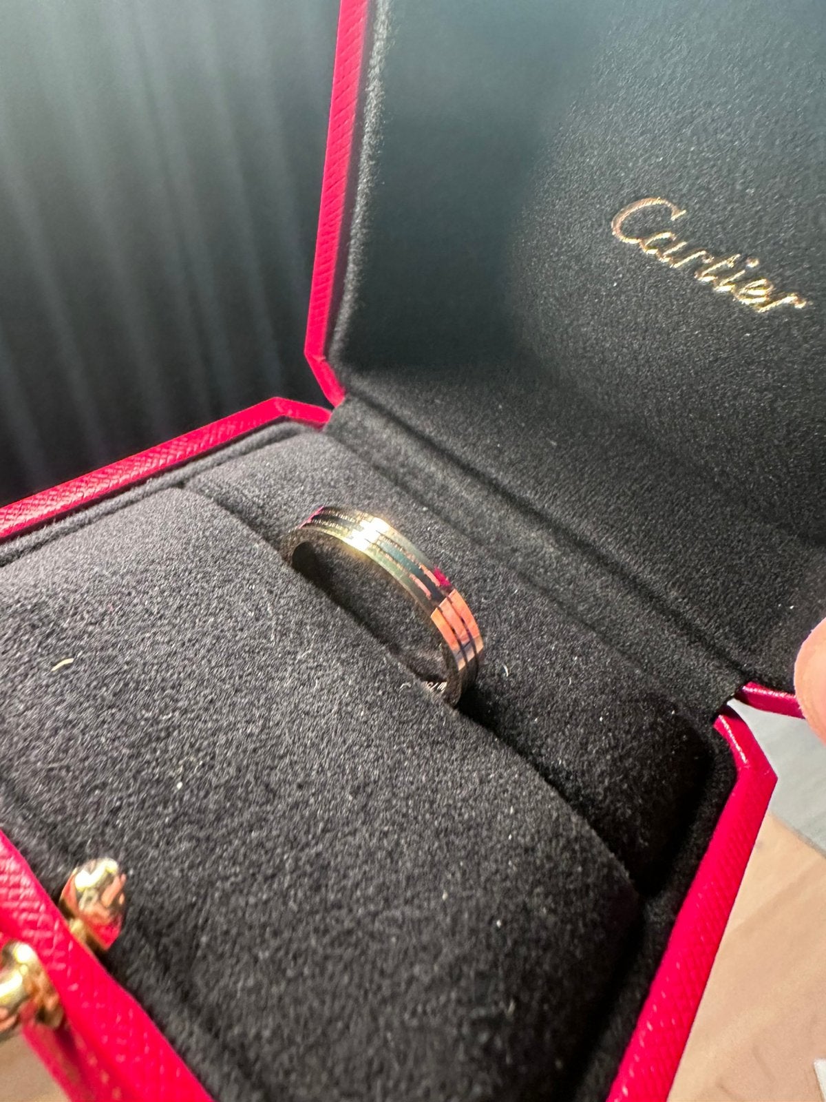 Cartier Vendome ring 3.5mm maat 59 ZGAN, 19 tot 20, Ophalen of Verzenden, Zo goed als nieuw, Dame of Heer