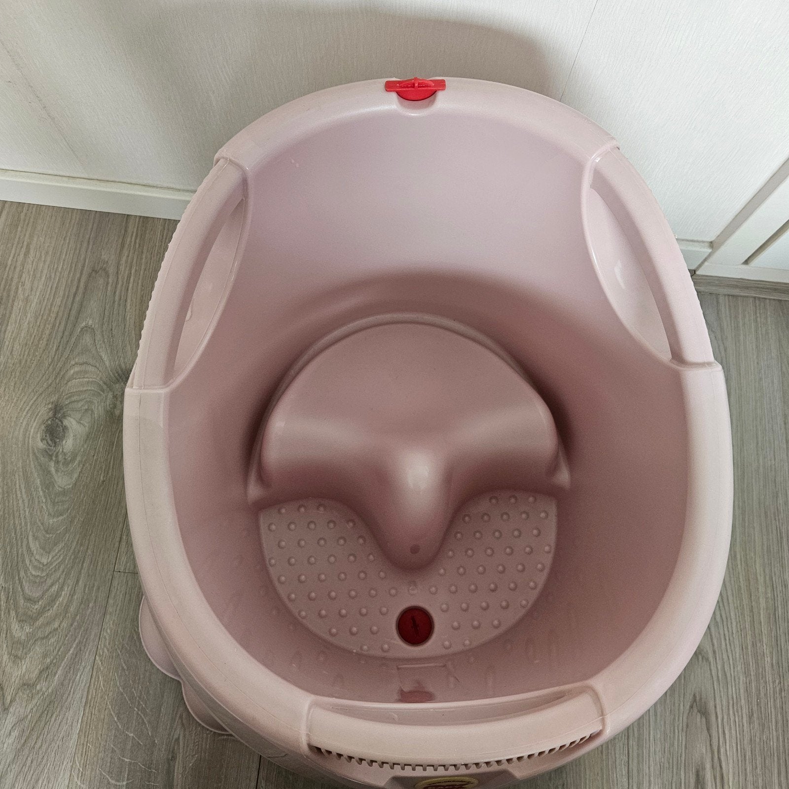 Roze oke baby bad, Gebruikt, Badje, Standaard, Ophalen