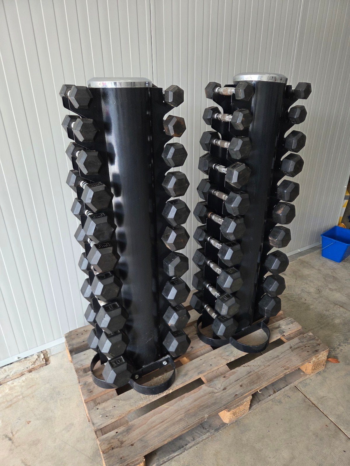 hexagon Dumbells gewichten van 1 tot 10kg, Sport en Fitness, Fitnessmaterialen, Ophalen, Dumbbell