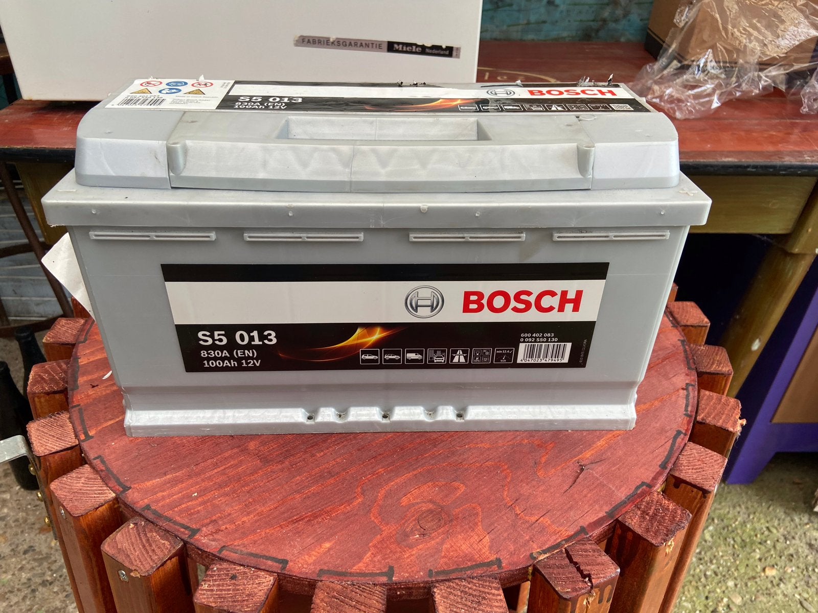 Bosch S5 013 Auto Accu 100Ah 830A 12V, Ophalen of Verzenden, Gebruikt, Universele onderdelen