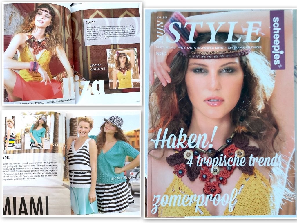 4 prachtige haakboeken - heel veel mooie patronen, Verzenden, Zo goed als nieuw, Breien of Haken, Patroon of Boek