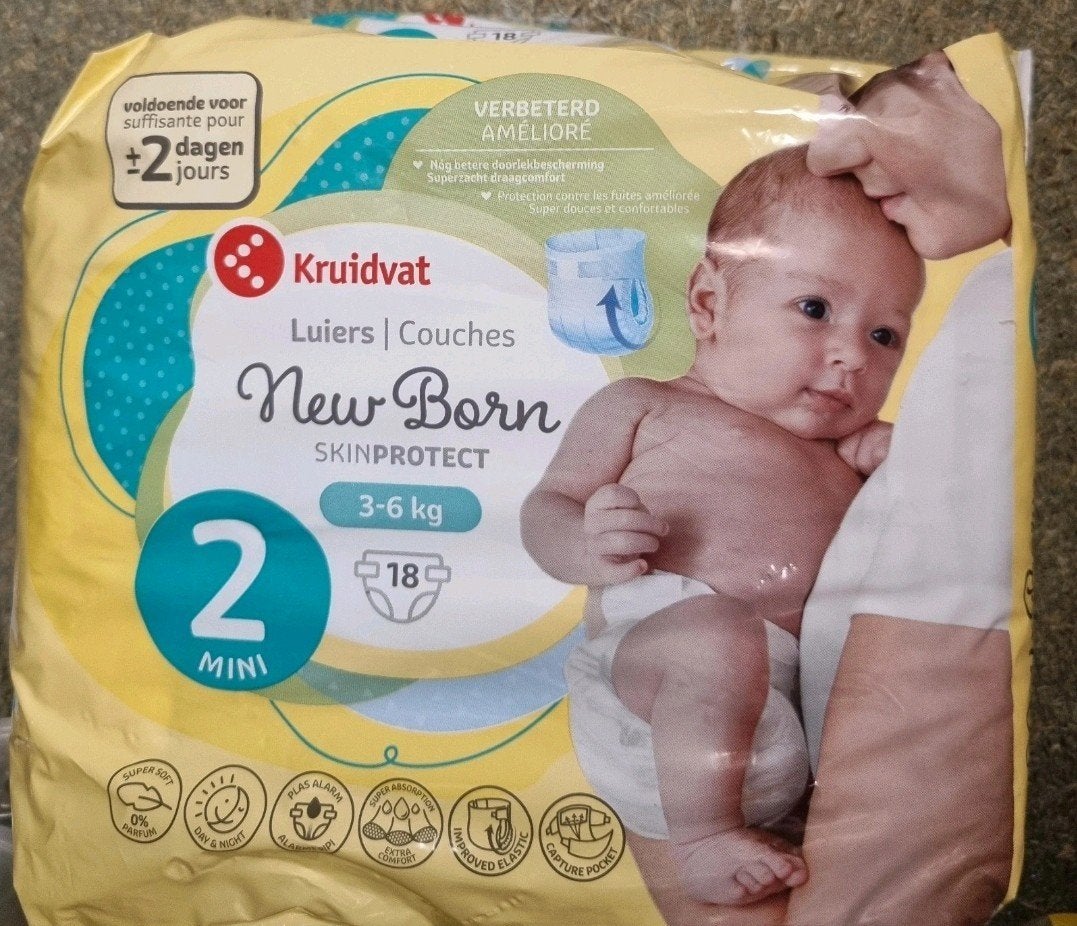 Kruidvat new born luiers maat 2, Ophalen of Verzenden, Nieuw, Overige typen
