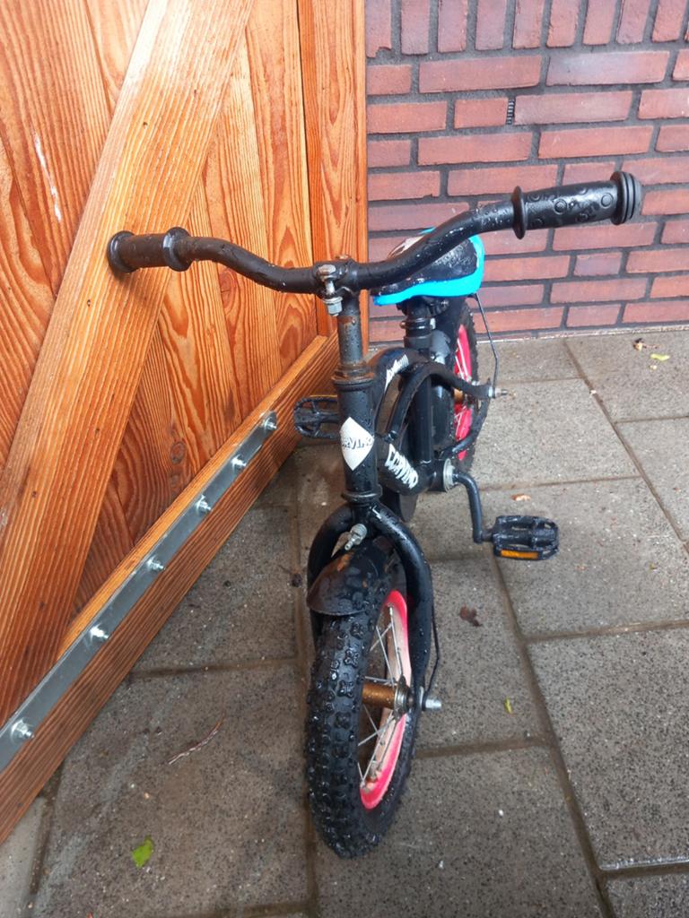 Kinderfiets 12 inch, Ophalen, Gebruikt, Staal, Minder dan 16 inch
