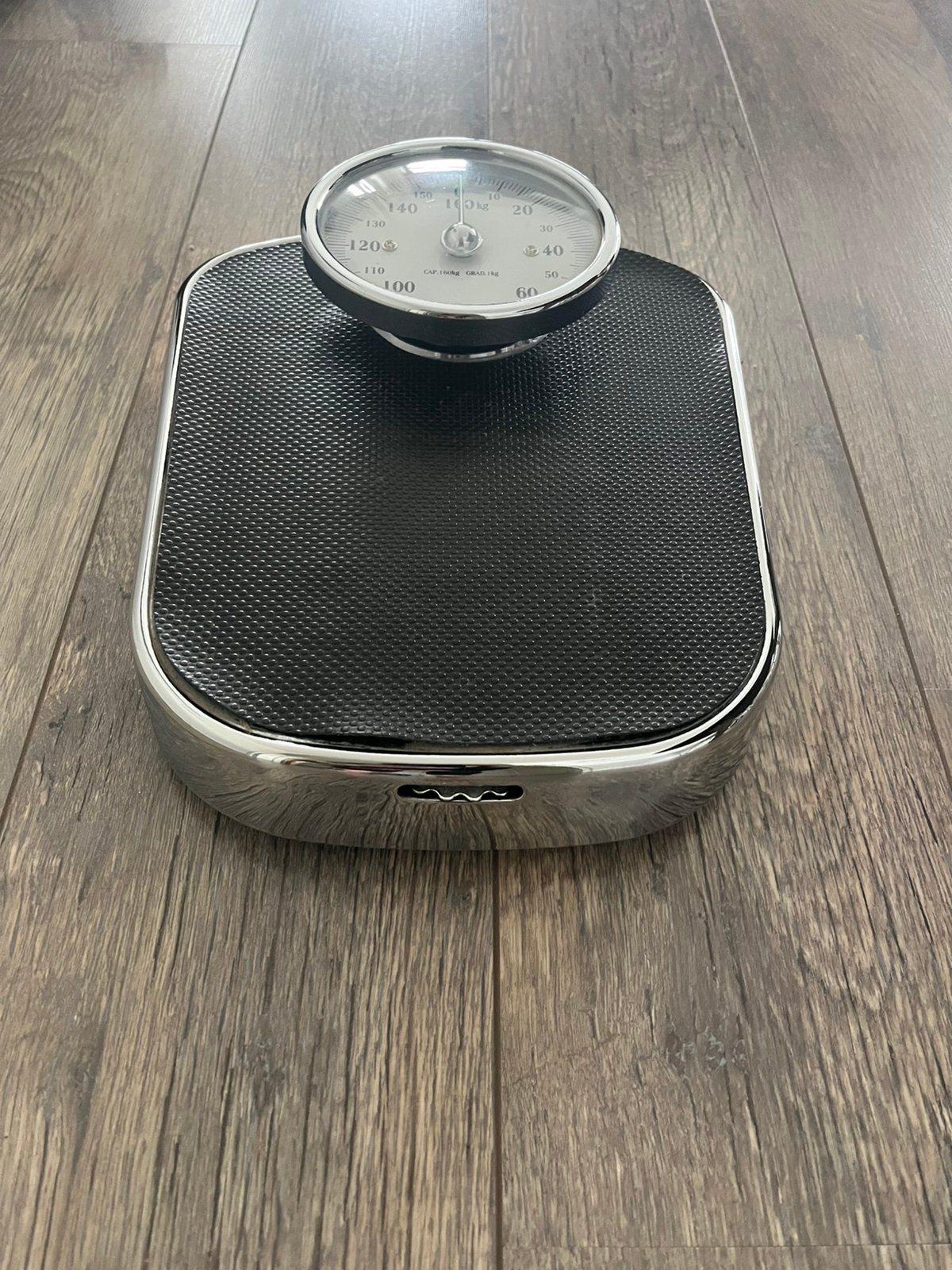 Analoge weegschaal, Ophalen, 100 kg of meer, Zo goed als nieuw, Personenweegschaal