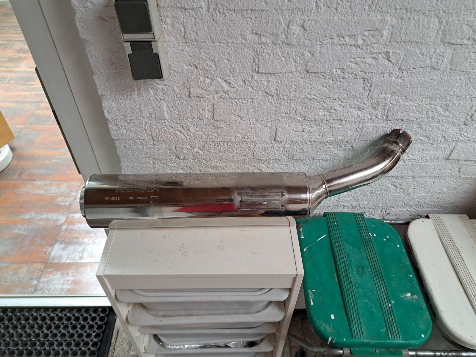 Uitlaat demper voor Honda VFR800 RC46 bouwjaar 1998, Ophalen, Gebruikt