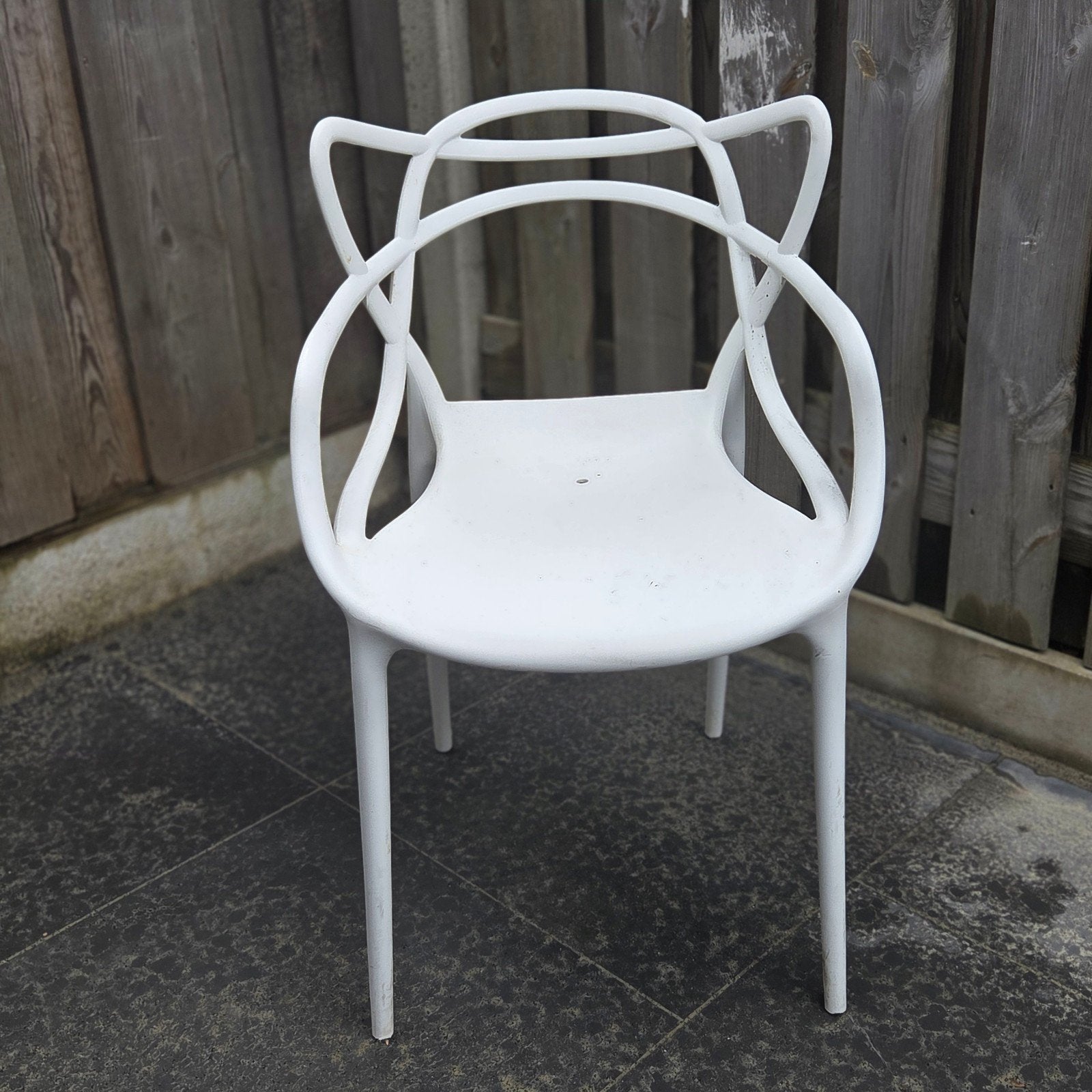 Tuinstoelen  4 stuk, Ophalen, Gebruikt, Kunststof
