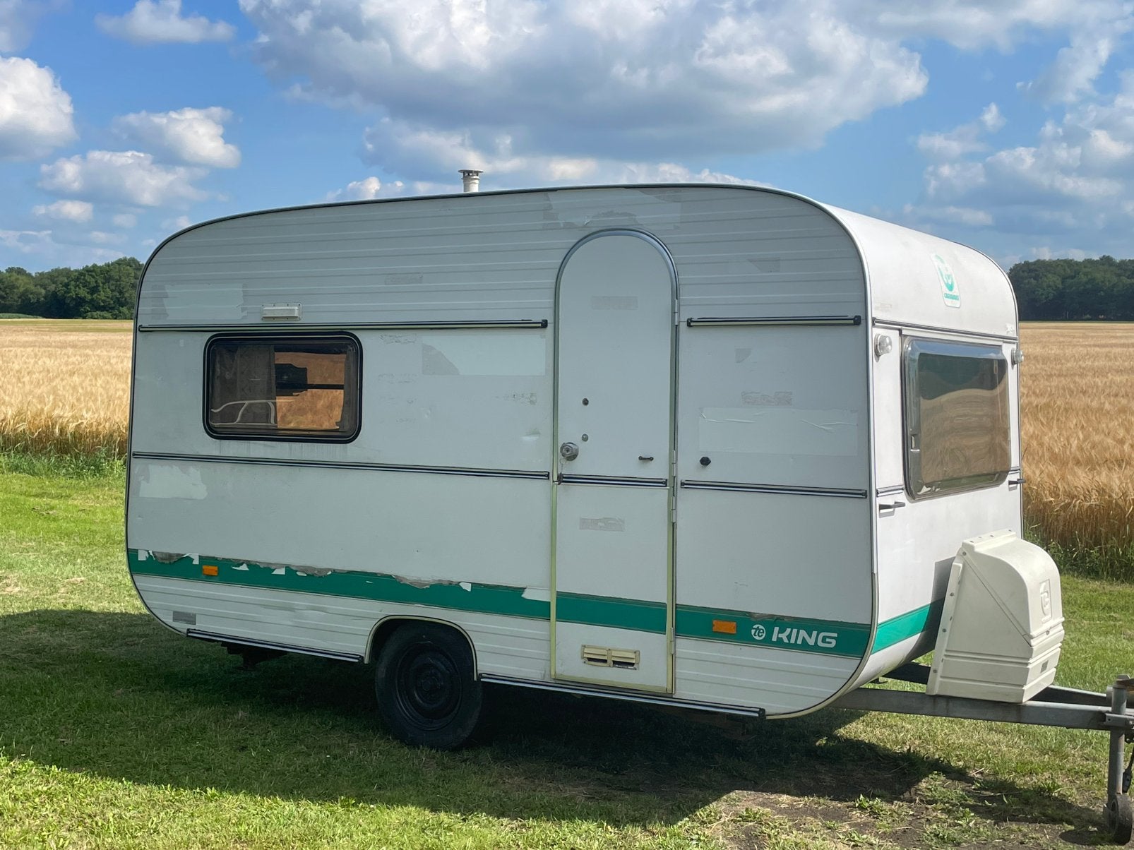 Caravan Te King festival caravan Boerenrock, Caravans en Kamperen, Caravans, Particulier, tot en met 3, 500 - 750 kg, Rondzit
