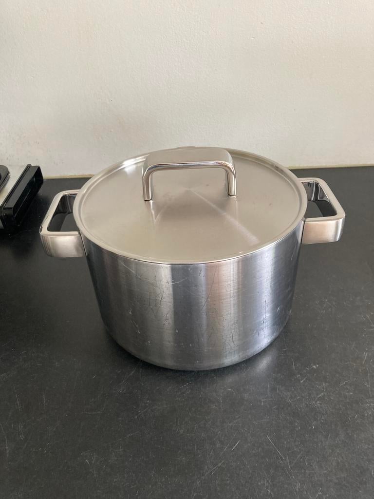 Iittala 5 liter pan Tools, Ophalen of Verzenden, Gebruikt, Rvs, Kookpan of Snelkookpan