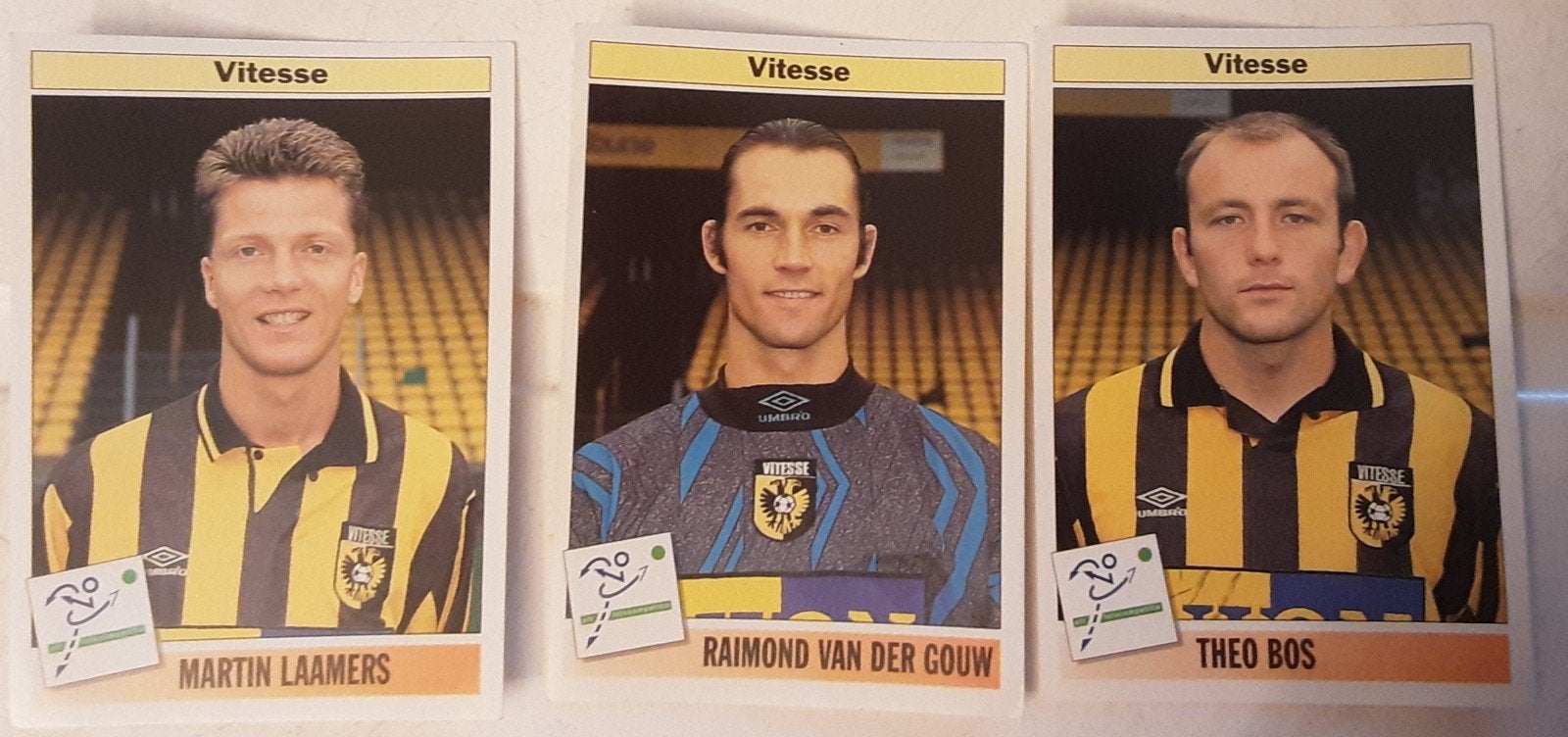 Panini voetbal 95 Vitesse 93, 95, 100, Ophalen of Verzenden