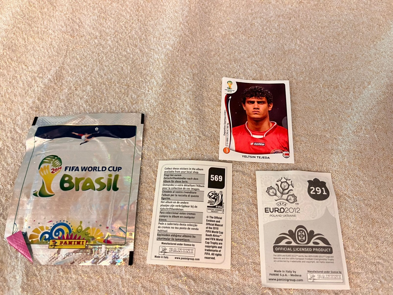 Panini voetbalstickers, Ophalen, Zo goed als nieuw, Plaatje
