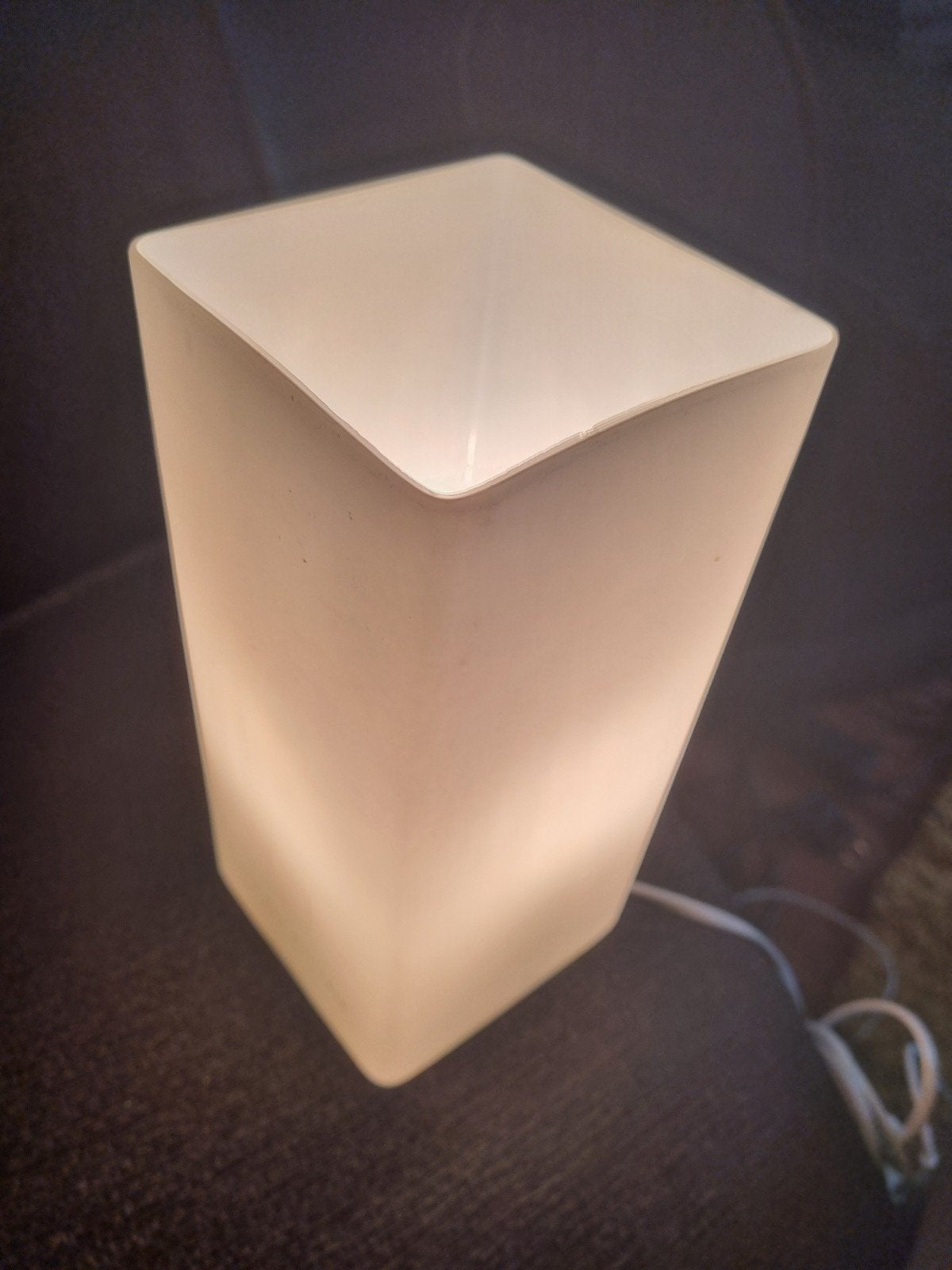 lamp     jan des bouvrie       punt gaaf, Wit, Ophalen of Verzenden, Zo goed als nieuw, Glas