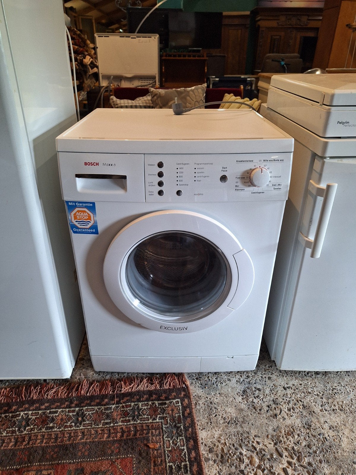 Wasmachine bosch 6 kilo nette staat, Ophalen, Gebruikt, Voorlader, 85 tot 90 cm