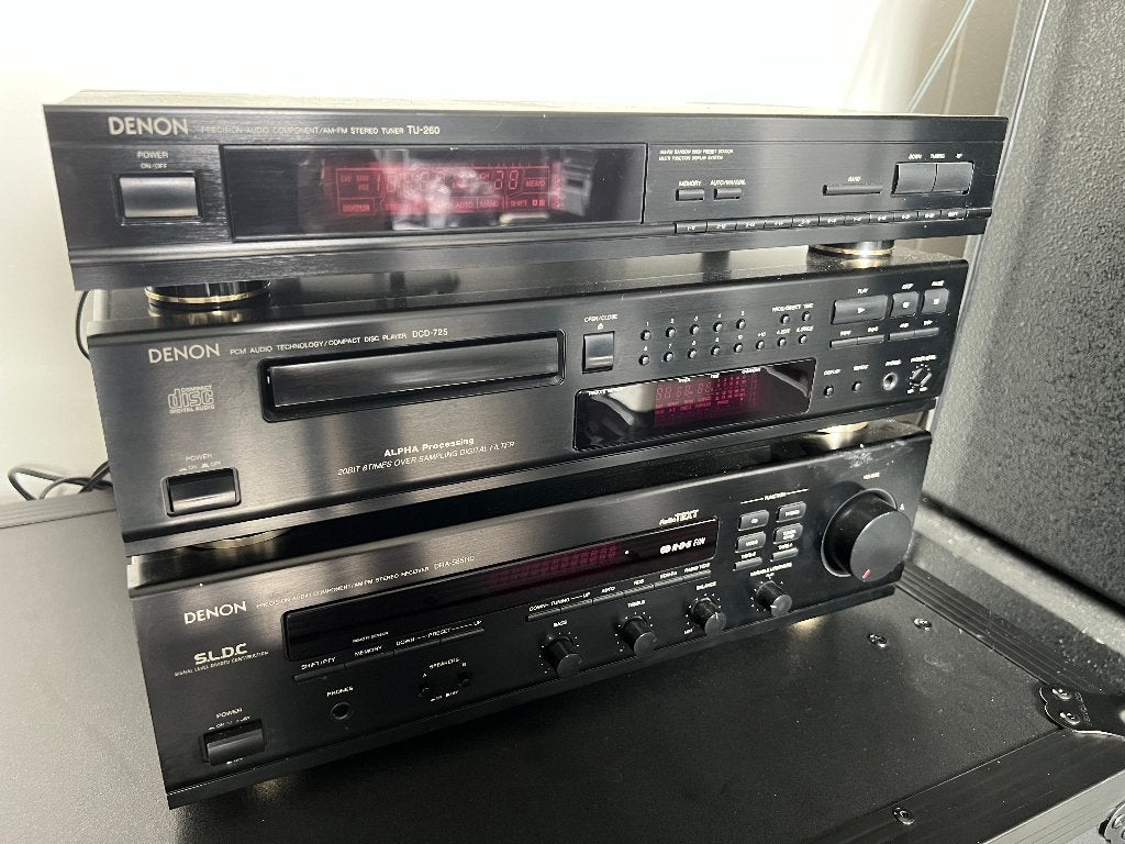 Denon compeneten versterker(receiver)-cd speler-tuner, Ophalen, Denon, Losse componenten, Zo goed als nieuw