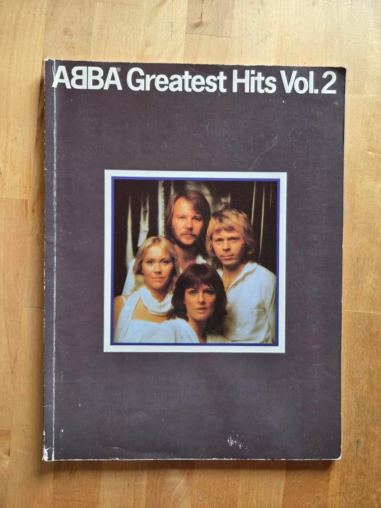 ABBA Greatest Hits Vol. 2 - Vintage Muziekboek, Muziek en Instrumenten, Bladmuziek, Gebruikt, Ophalen of Verzenden, Keyboard, Artiest of Componist