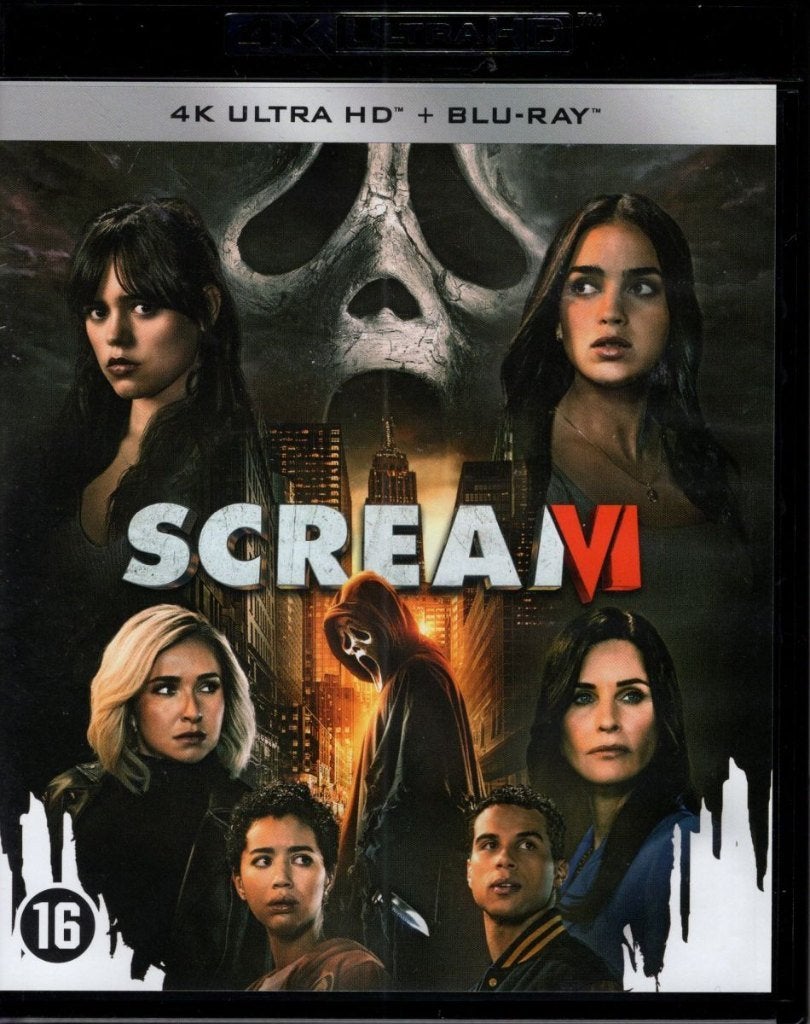 Scream 6 - 4K Ultra HD + Blu-ray - Nederlandse uitgave, Cd's en Dvd's, Blu-ray, Horror, Engels, Verzenden, Nederlands