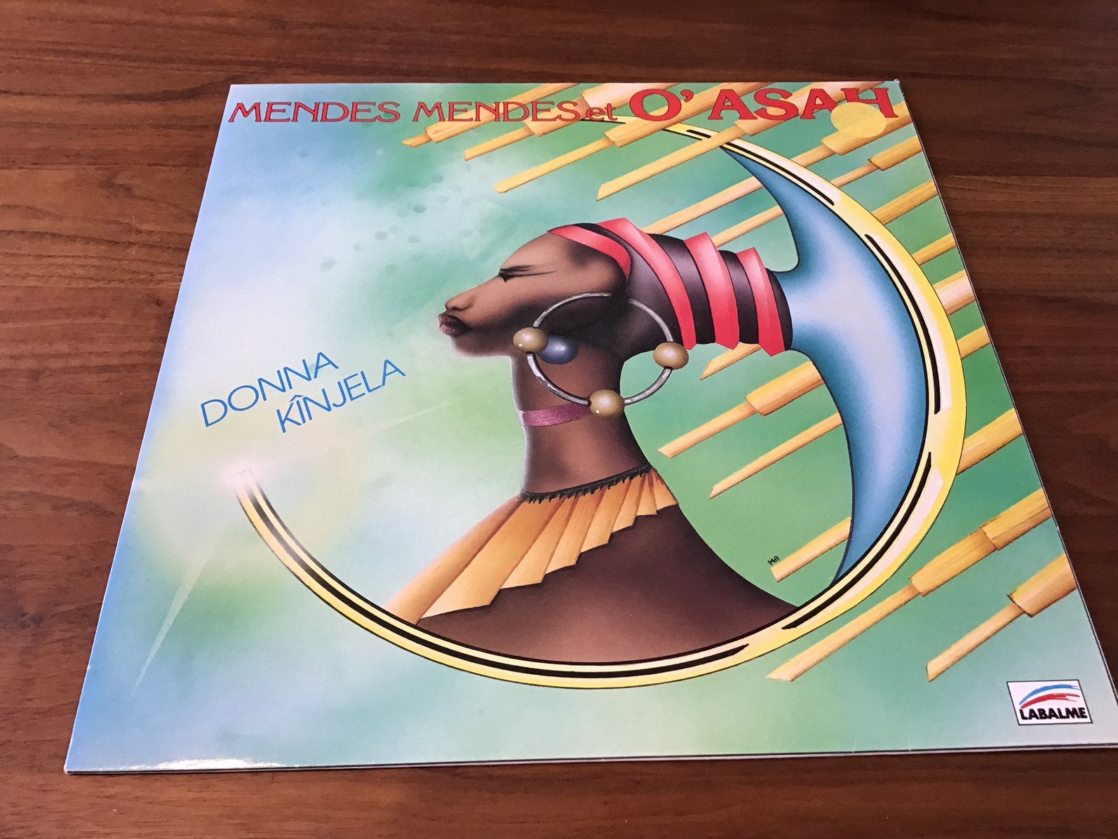 LP, MENDES MENDES ET O’ASAH, DONNA KÎNJELA, ZEER ZELDZAAM, Ophalen of Verzenden, Zo goed als nieuw, LP