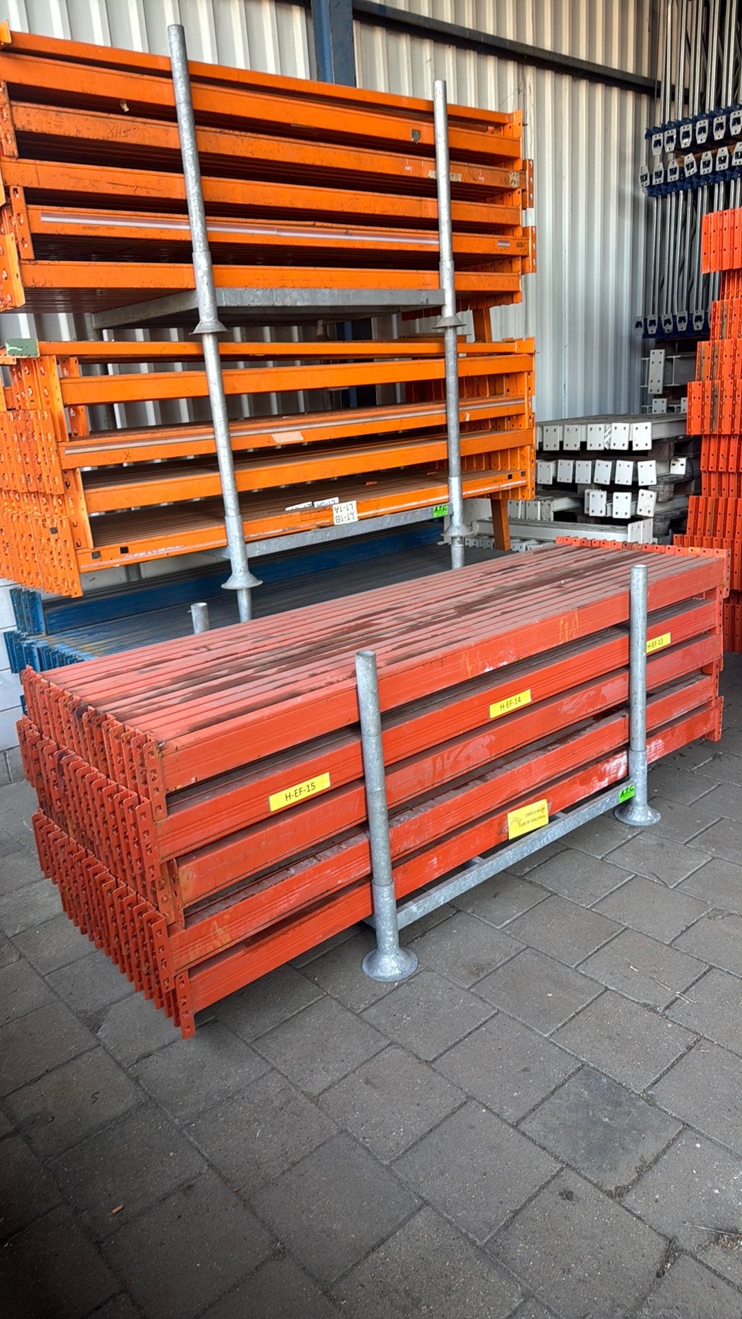 Palletstelling Mecalux liggers 2700mm