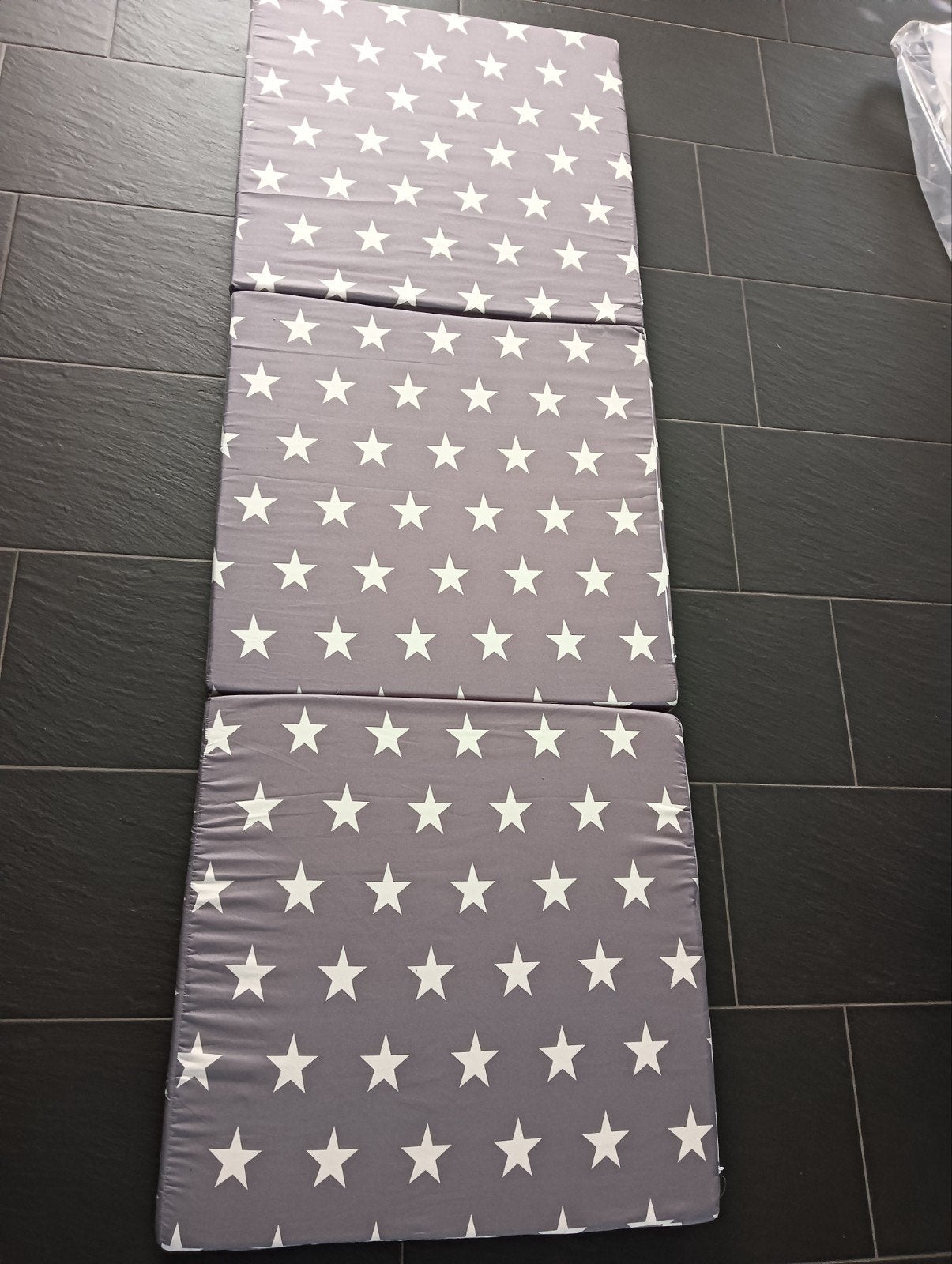 Livarno opvouwbaar bed of stoel, 190x65 cm, grijs met ster, Caravans en Kamperen, Ophalen of Verzenden, Nieuw, Overige