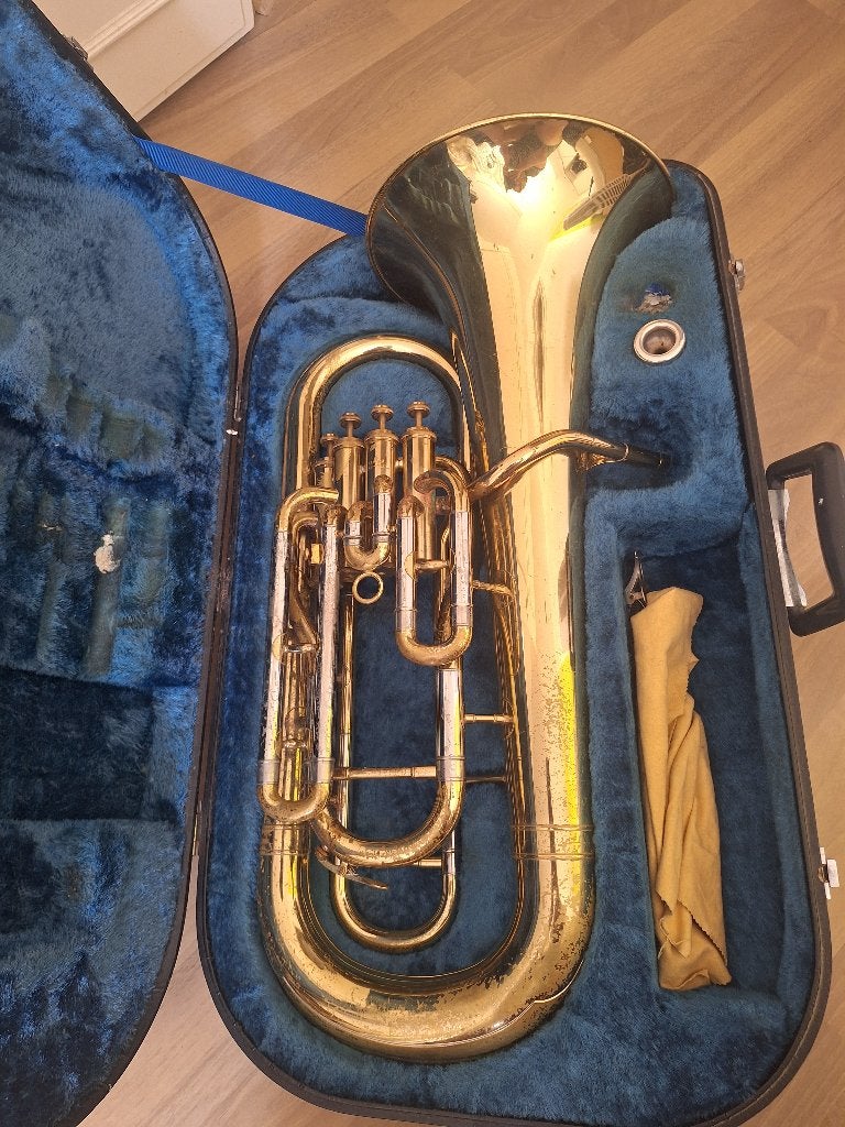 Yamaha euphonium yep 321, Ophalen of Verzenden, Gebruikt, Euphonium of Tenortuba, Met koffer of draagtas