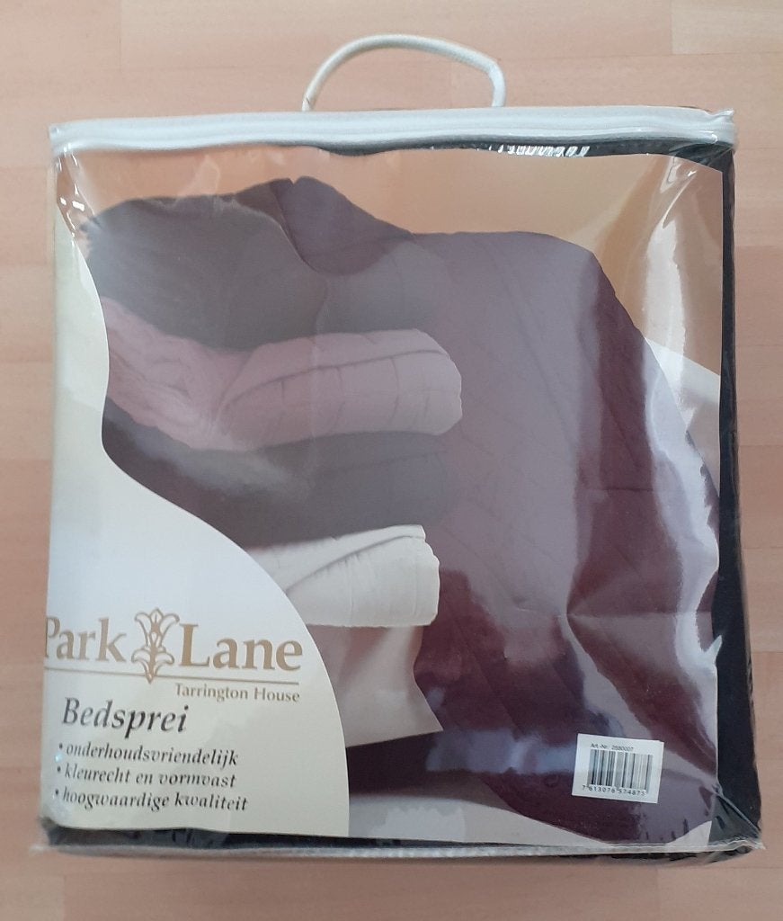 Bedsprei zwart 270x270 cm, Ophalen, Lits-jumeaux, Zwart, Nieuw