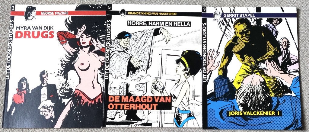 3 stripalbums Uit de Toonder Studio's  vanaf 1983, Meerdere stripboeken, Ophalen of Verzenden, Zo goed als nieuw