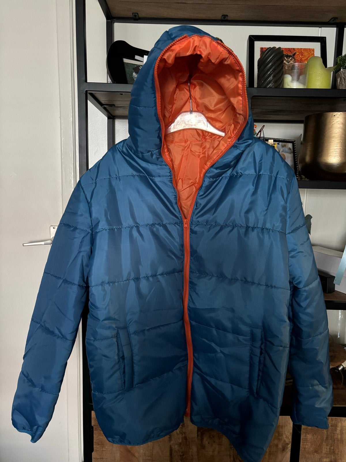 Nieuwe  jas XL - Blauw/Oranje, Ophalen of Verzenden, Nieuw, Maat 56/58 (XL), Blauw
