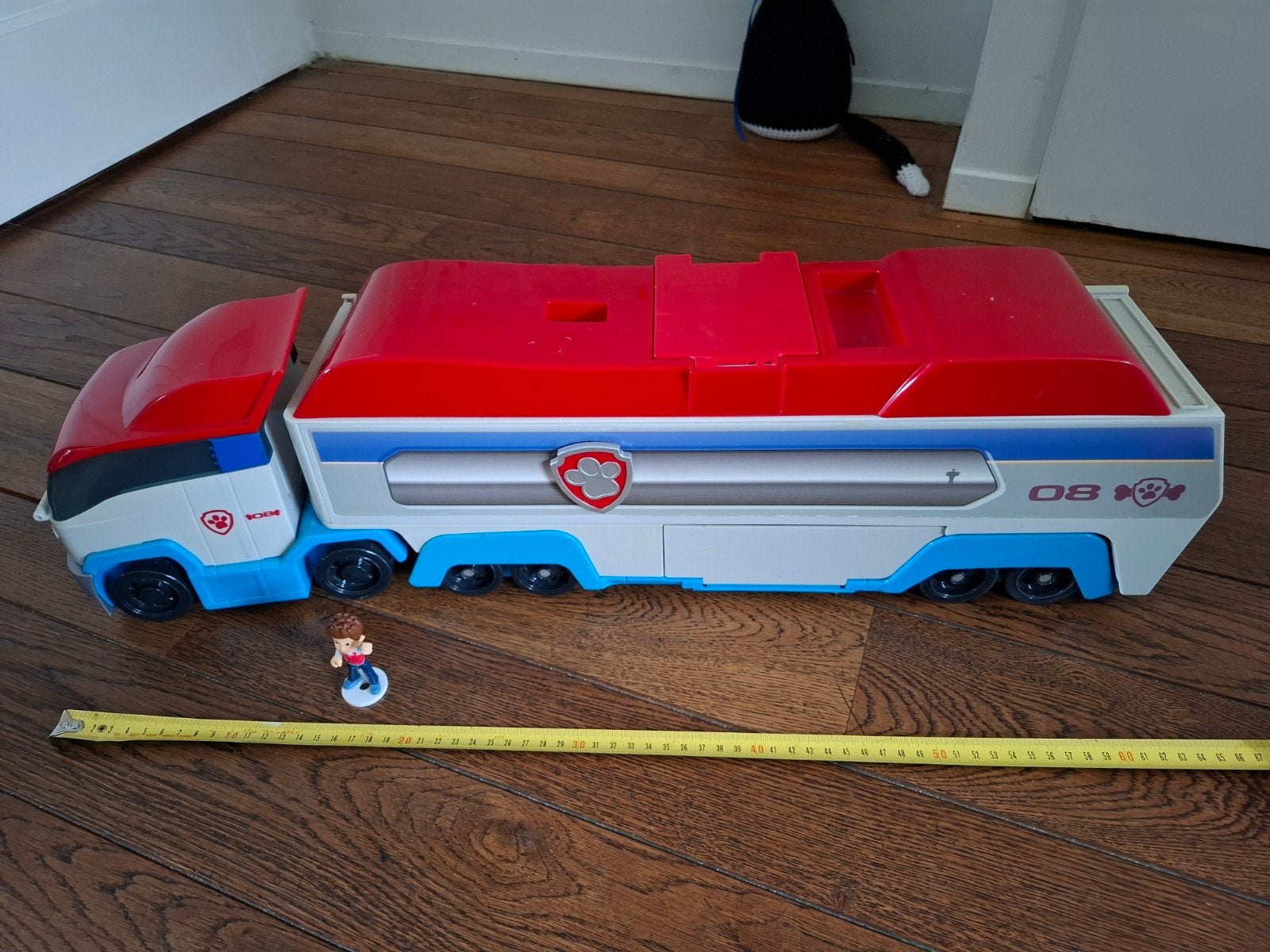 Paw Patrol Patroller Truck met Ryder figuur, Ophalen, Gebruikt