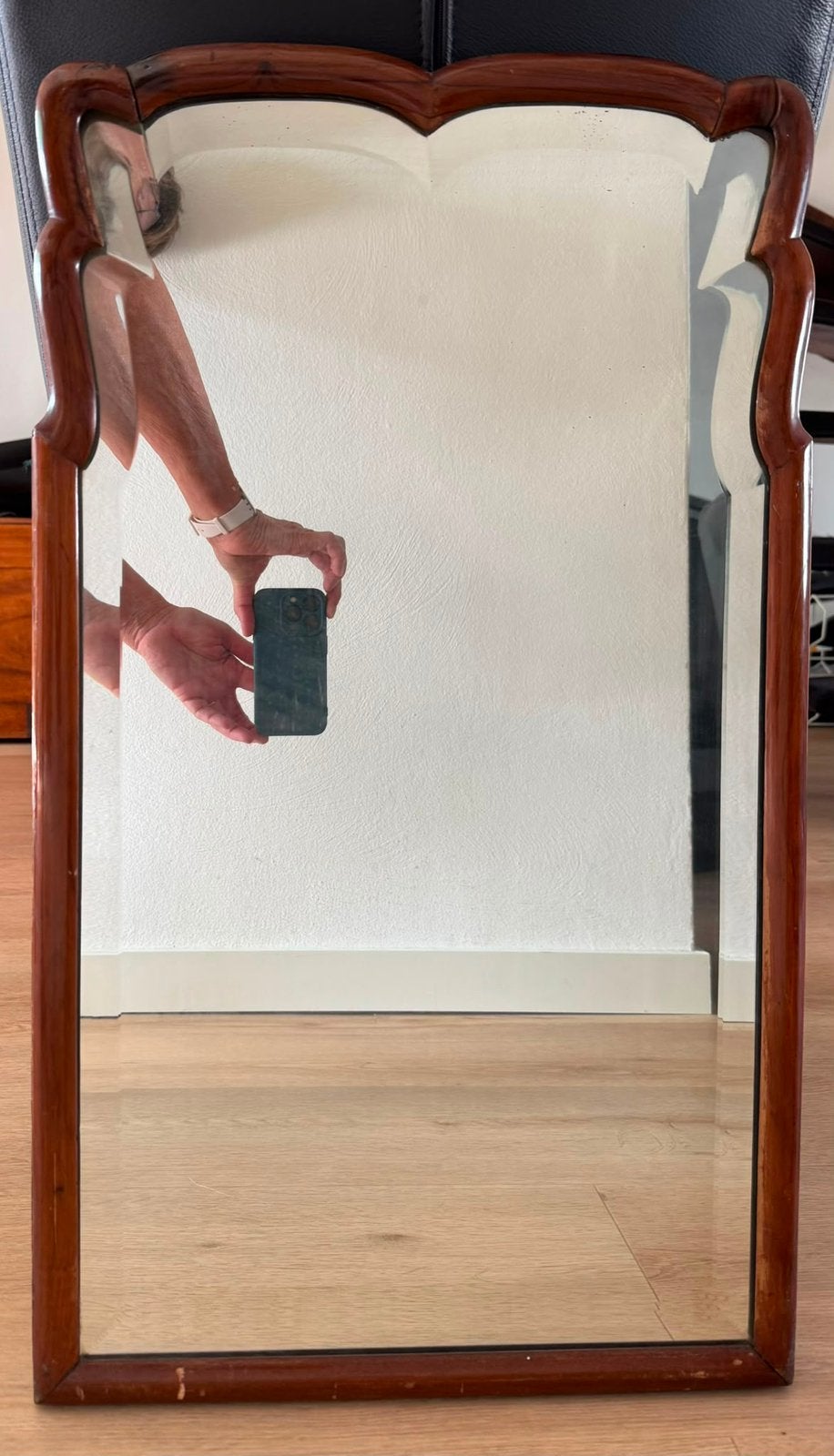 Antieke Soester spiegel met facet geslepen spiegelglas rand, Antiek en Kunst, Antiek | Spiegels, Ophalen, Rechthoekig