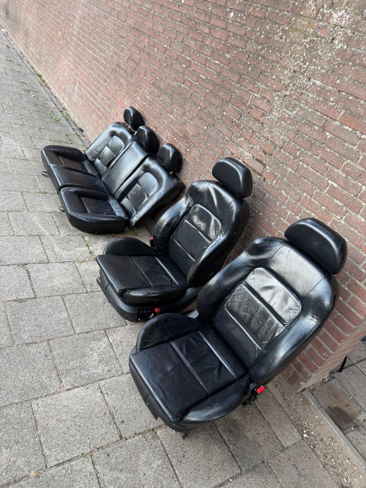 Seat Leon 1M compleet interieur lederen stoelen met memory, Auto-onderdelen, Ophalen, Seat