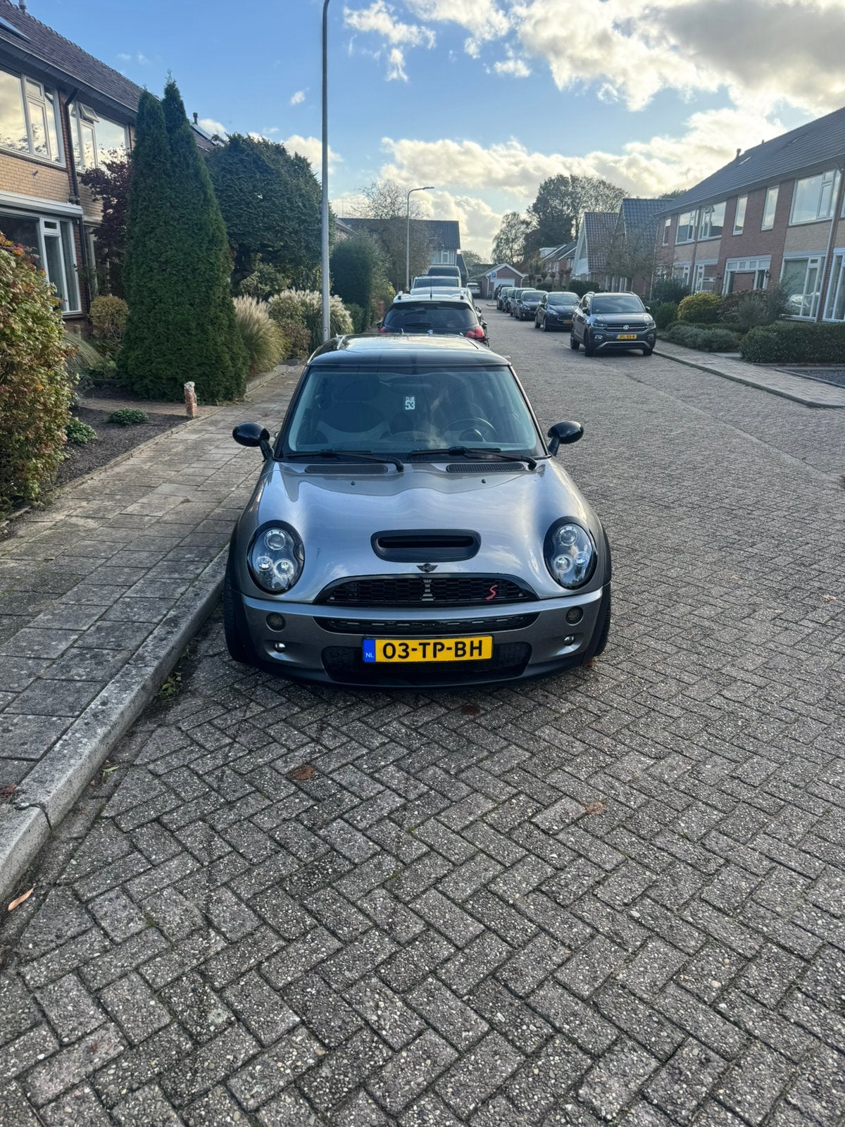 Mini 1.6 16V Cooper S 2004 Grijs, Auto's, 202 pk, 750 kg, 4 cilinders, 4 stoelen