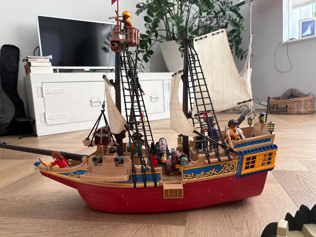 Playmobil piratenschip, Ophalen, Gebruikt, Complete set