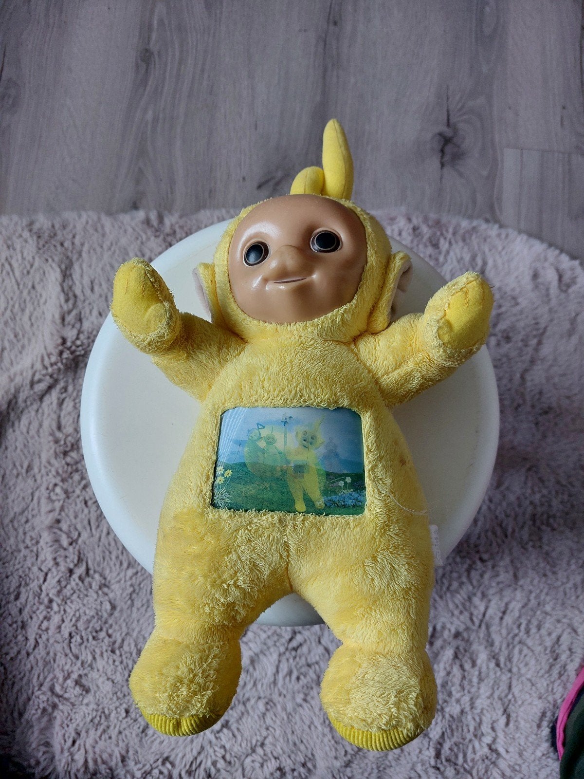 Vintage teletubbie knuffel lala, Ophalen of Verzenden, Huis en Inrichting
