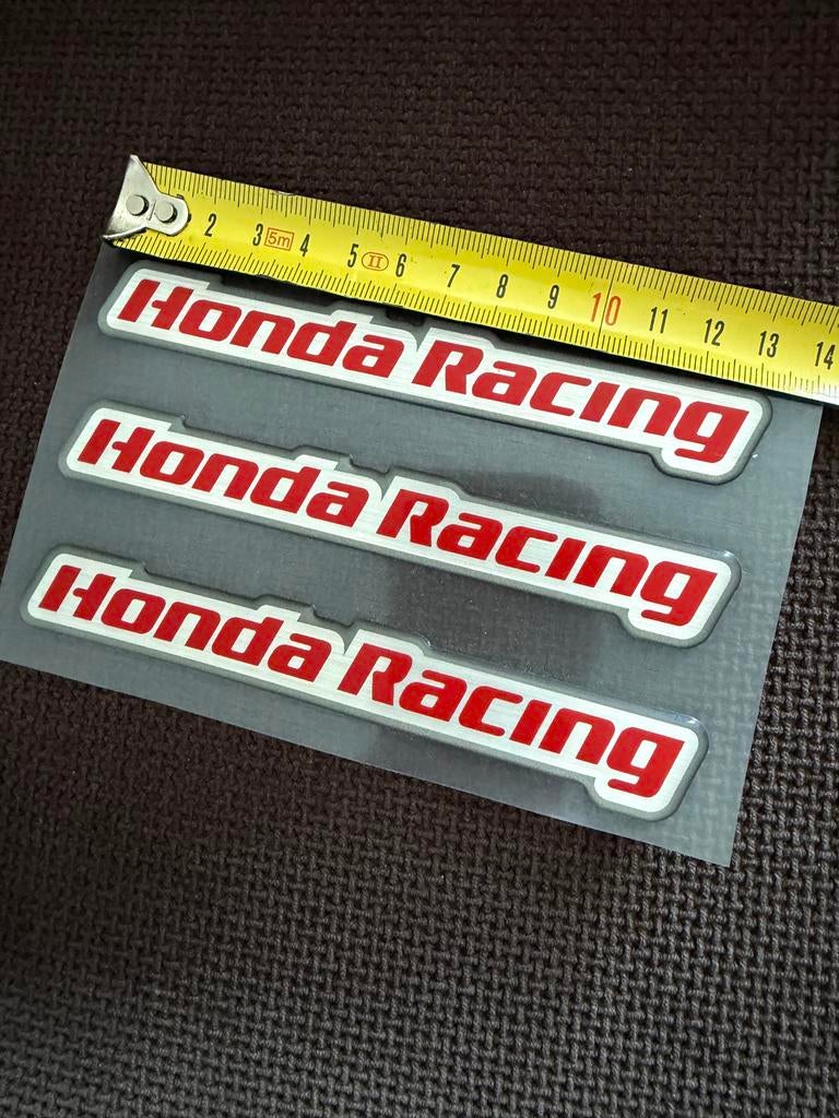 Honda Racing embleem stickers 3 stuks, Ophalen of Verzenden