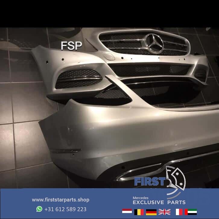 MB W205 complete achterbumper / origineel Mercedes C Klasse, Gebruikt, -, Ophalen of Verzenden, Bumper